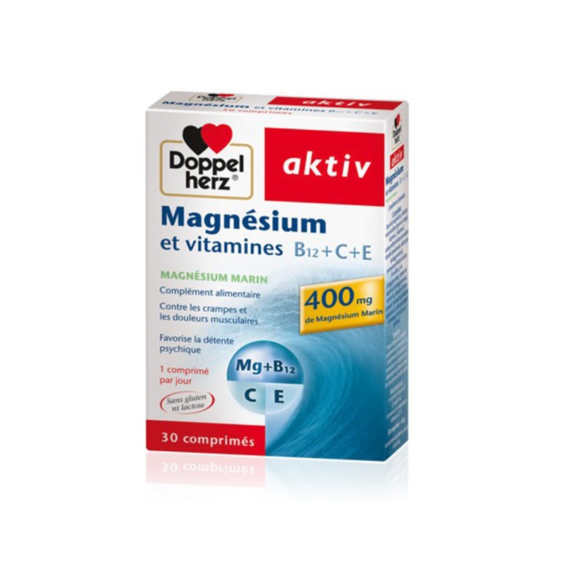 Aktiv Magnésium et Vitamines 30 Comprimés