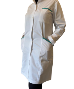 Blouse Médicale Femme Col Officier Couleur aux Choix