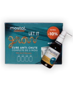 Derma Pella Mostal Kit de 4 Flacons Solution Anti-Chute 50ml*4