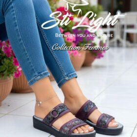 Sabot Orthopédique STI Femme Aubergine FS02