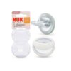 Nuk Lot de 2 sucettes Mommy Feel Vert et Blanc 0-9 mois