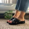 Sabot Orthopédique Ortholite Femme Noir Lame CR03