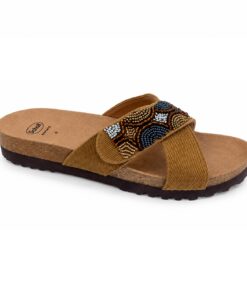 Sabot Orthopédique Scholl Femme Camel la Serena Strap