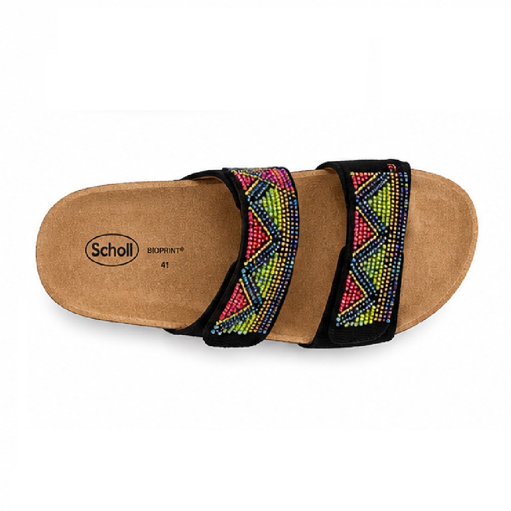 Sabot Orthopédique Scholl Femme Noir Multi Zaphira 2.0