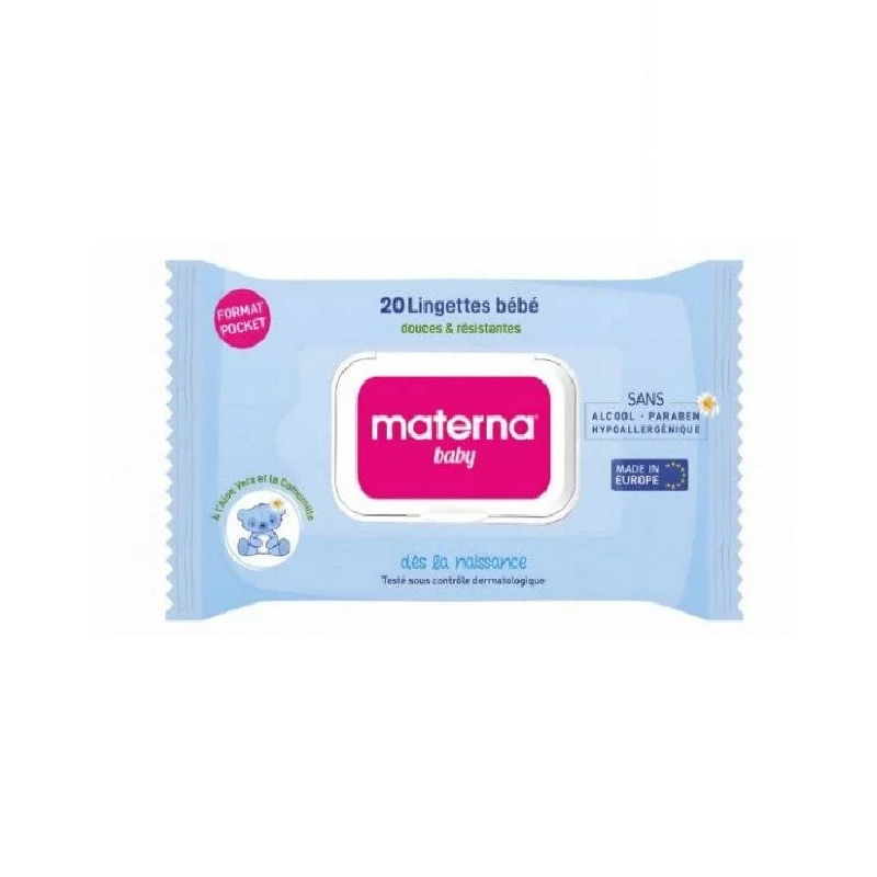 Materna Baby Lingettes 20 pièces