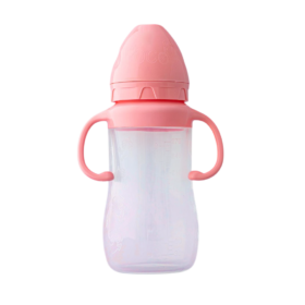 Poco Biberon Silicone Rose180ml