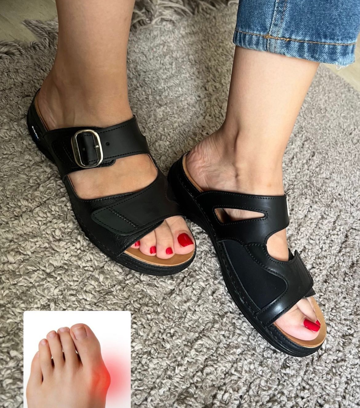 Sabot Orthopédique Ortholite Femme Noir HV01