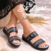Sabot Orthopédique STI Femme Noir Brillant FS02
