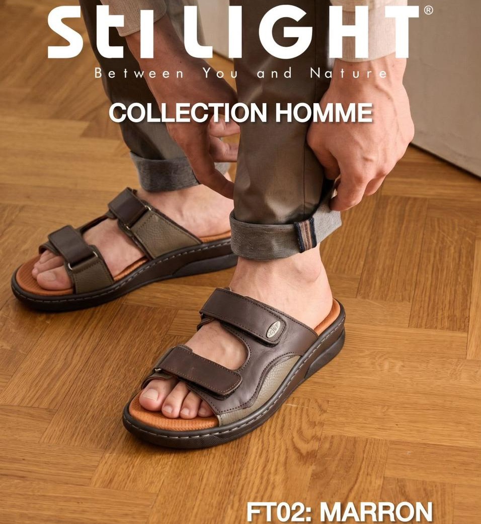 Sabot Orthopédique STI Homme Marron FT02