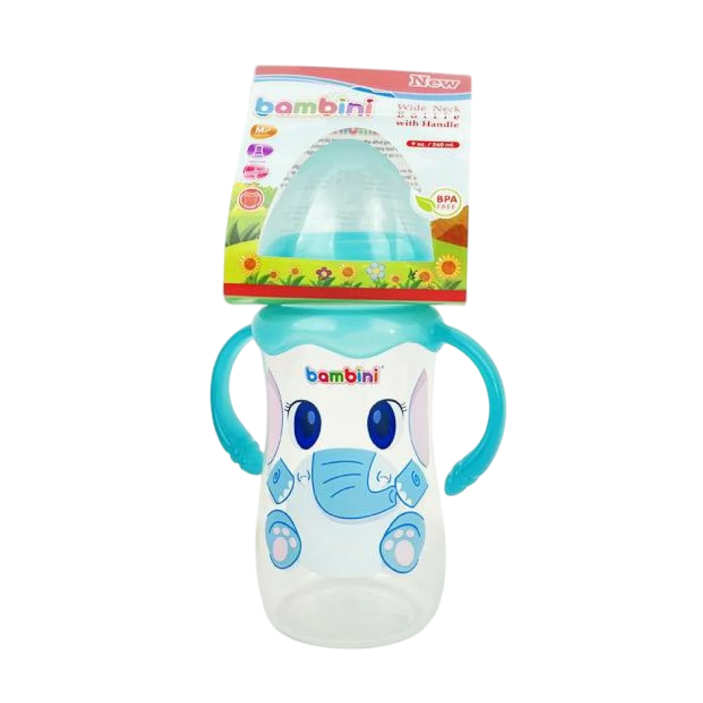 Bambini Biberon avec Anse Bleu 260ml 902