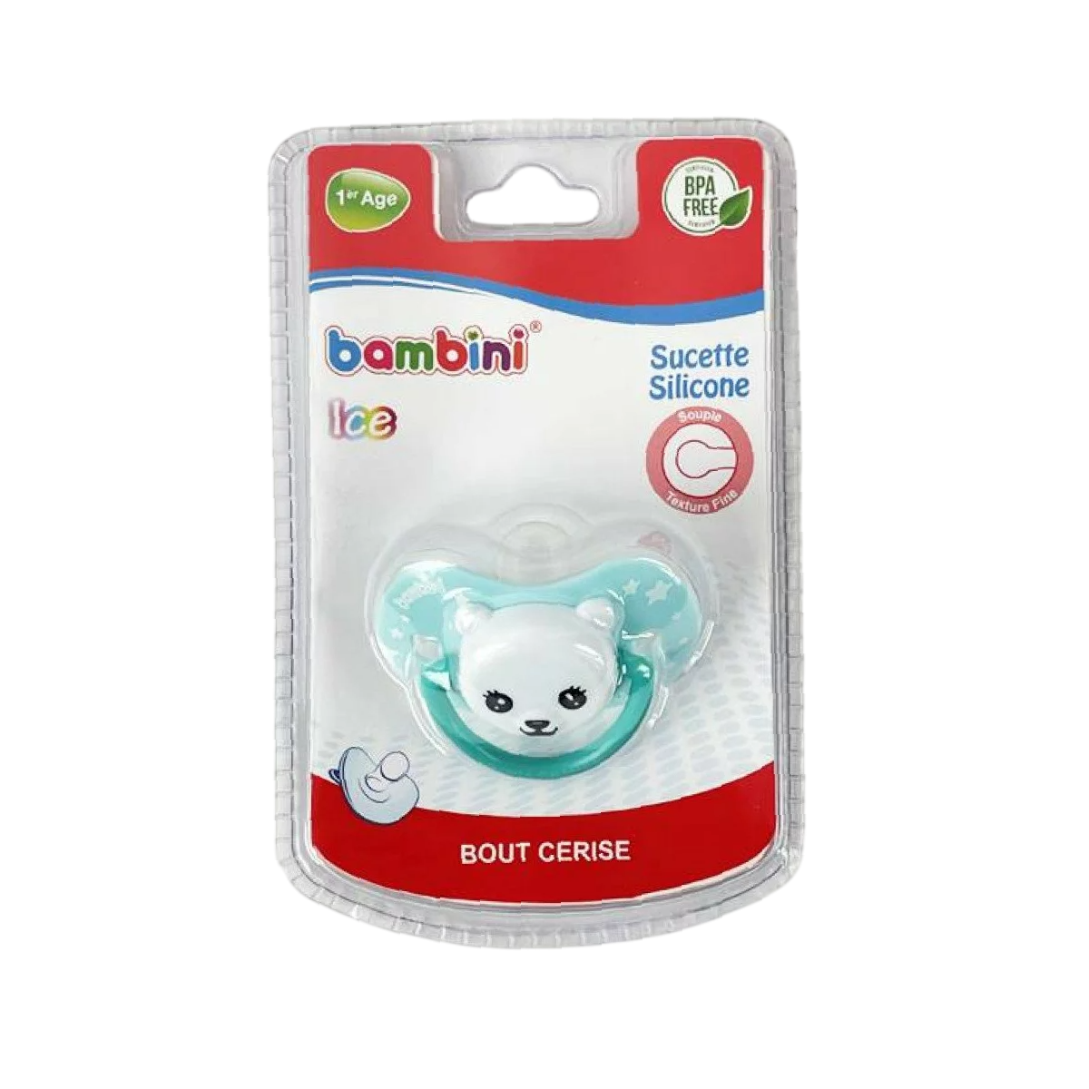 Bambini Sucette Bout Cerise Vert 0m+