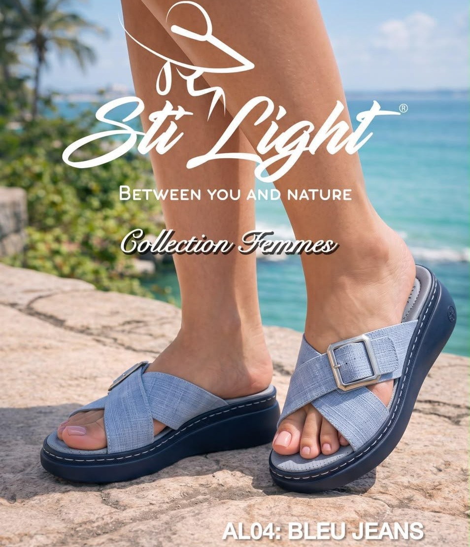 Sabot Orthopédique STI Femme Bleu Jeans AL05