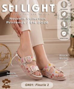 Sabot Orthopédique STI Femme Fleurie GN01