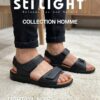 Sandale Orthopédique STI Homme Noir Light024