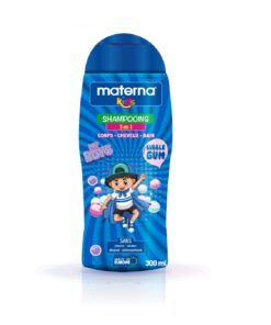 Materna Shampooing et Gel Douche 3en1 Kids Bubble Gum 300ml
