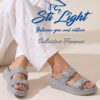 Sabot Orthopédique STI Femme Argent Croco AL04