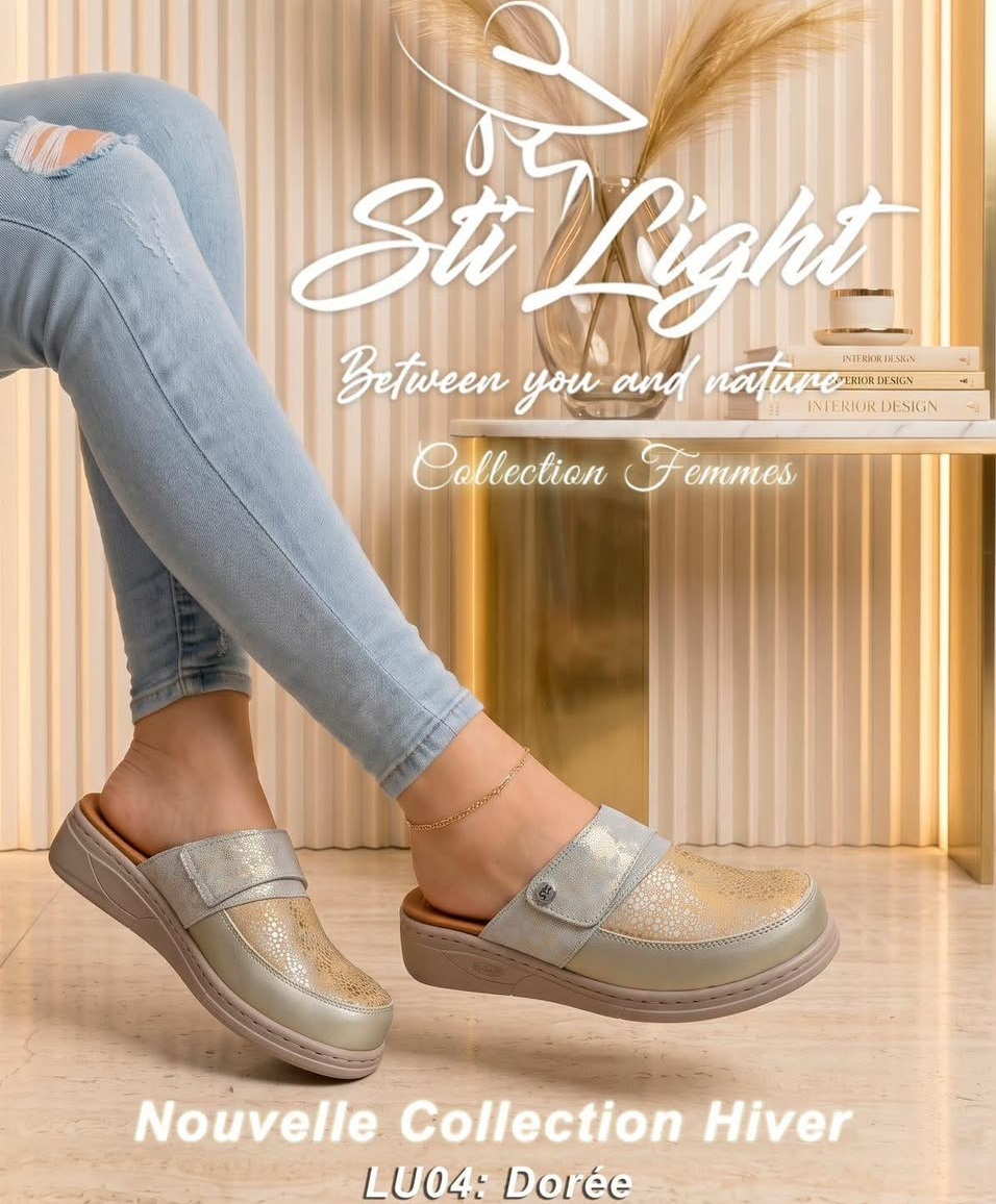 Sabot Orthopédique STI Femme Dorée LU04