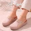 Sabot Orthopédique STI Femme Saumon Brillant EV010