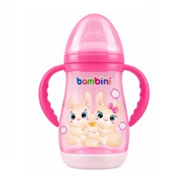 Bambini Biberon avec Anse Rose 450ml 908