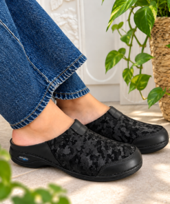 Sabot Orthopédique Ortholite Femme Noir Motif 2 FF30