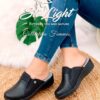 Sabot Orthopédique STI Femme Noir Croco EV010